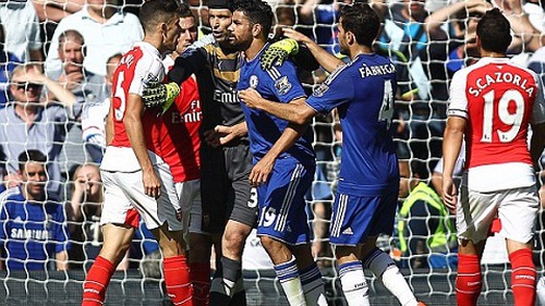 Costa 'vừa ăn cắp vừa la làng', Paulista dính bẫy, nhận thẻ đỏ trực tiếp